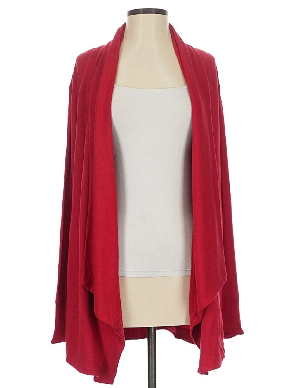 Athleta red soft cardigan w/pockets
